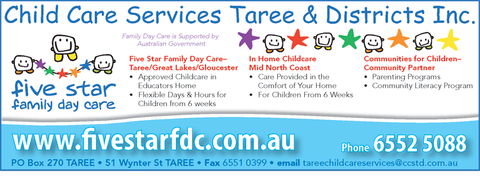 Child Care Services Taree & Districts Inc - Child Care Darwin 1