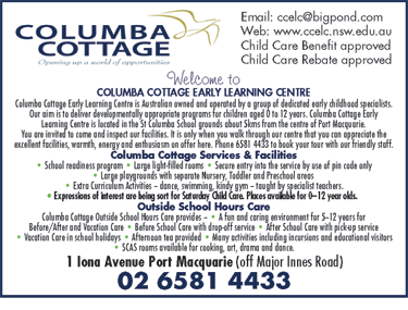 Columba Cottage Early Learning Centre - Child Care Darwin 1