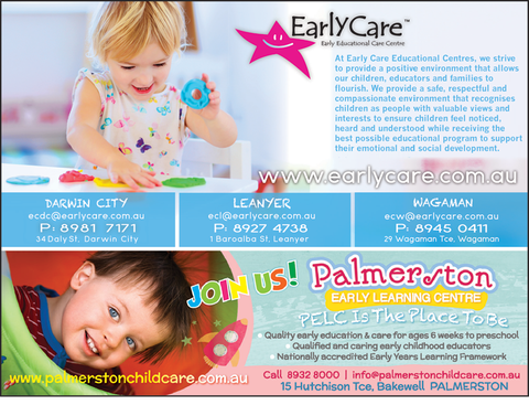 EarlyCare Learning Centres - Child Care Darwin 2