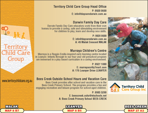 Territory Child Care Group Inc - Child Care Darwin 1